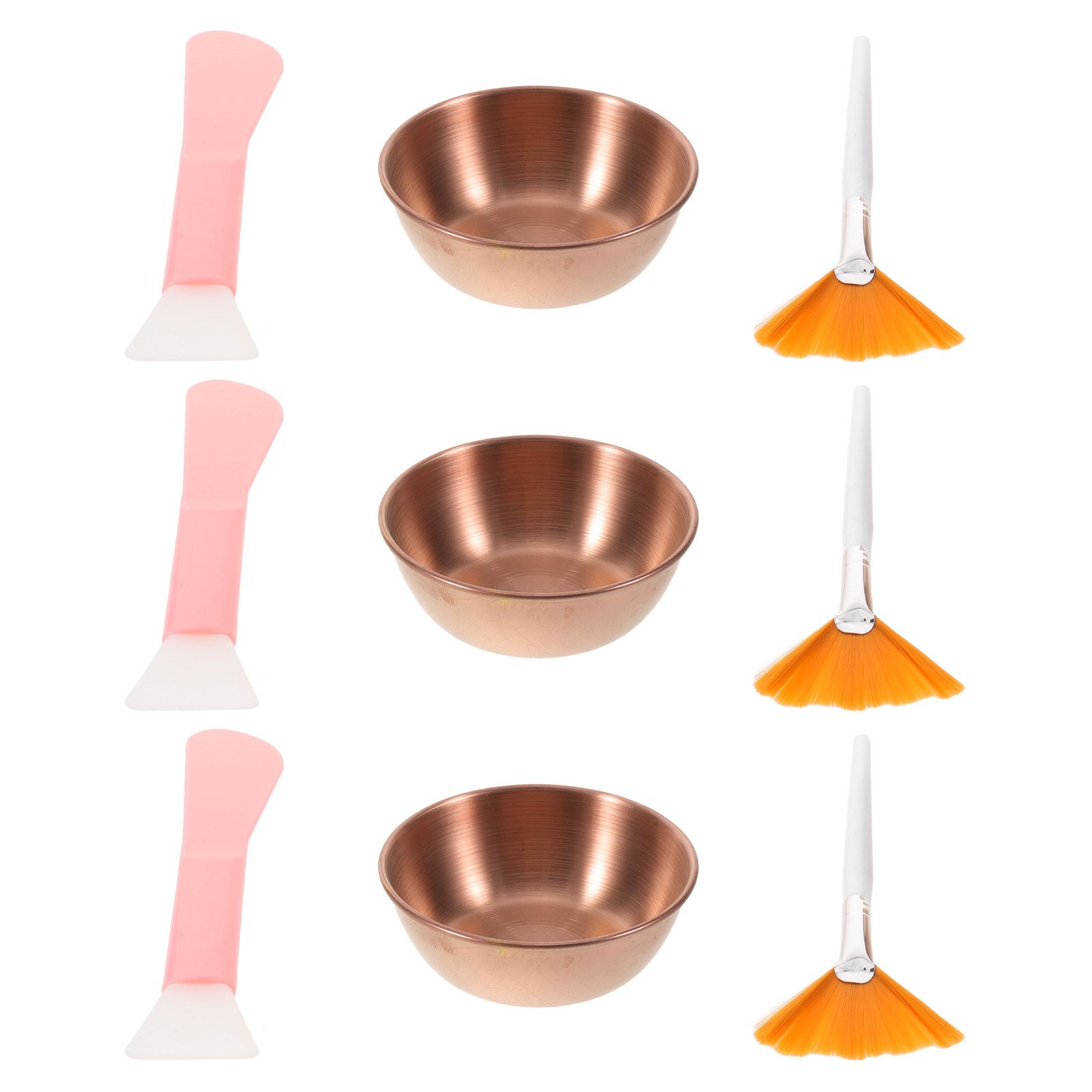 Makeup Brush Set - Face Mask Care Set Gold Facial