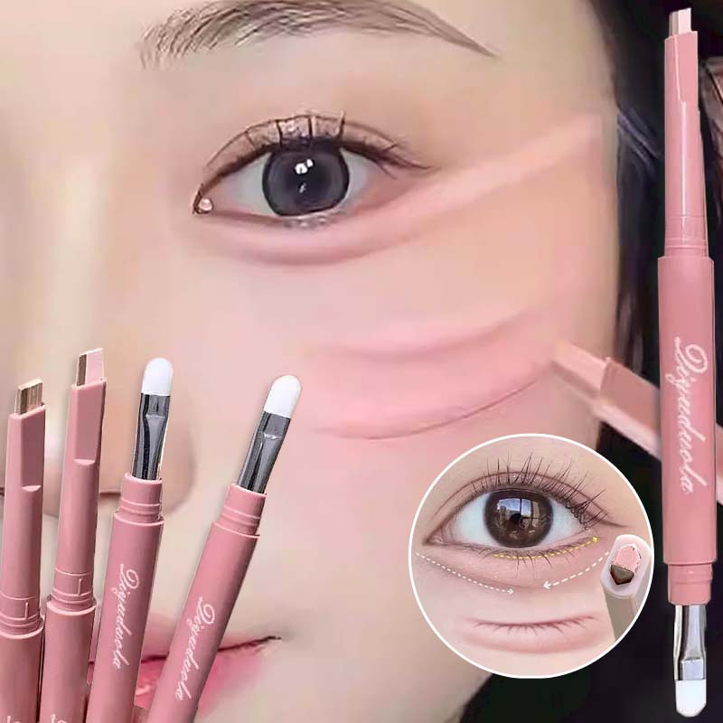 Rare Beauty Makeup Highlighter - Korean 2in1 Lying Silkworm Pen Waterproof