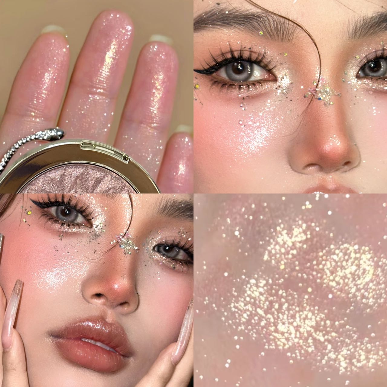 Rare Beauty Makeup Highlighter - Faiccia Diamond Glow Highlighter Waterproof Long