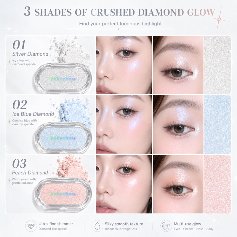 Korean Diamond Shimmer Highlig - Rare Beauty Makeup Highlighter recension och pris