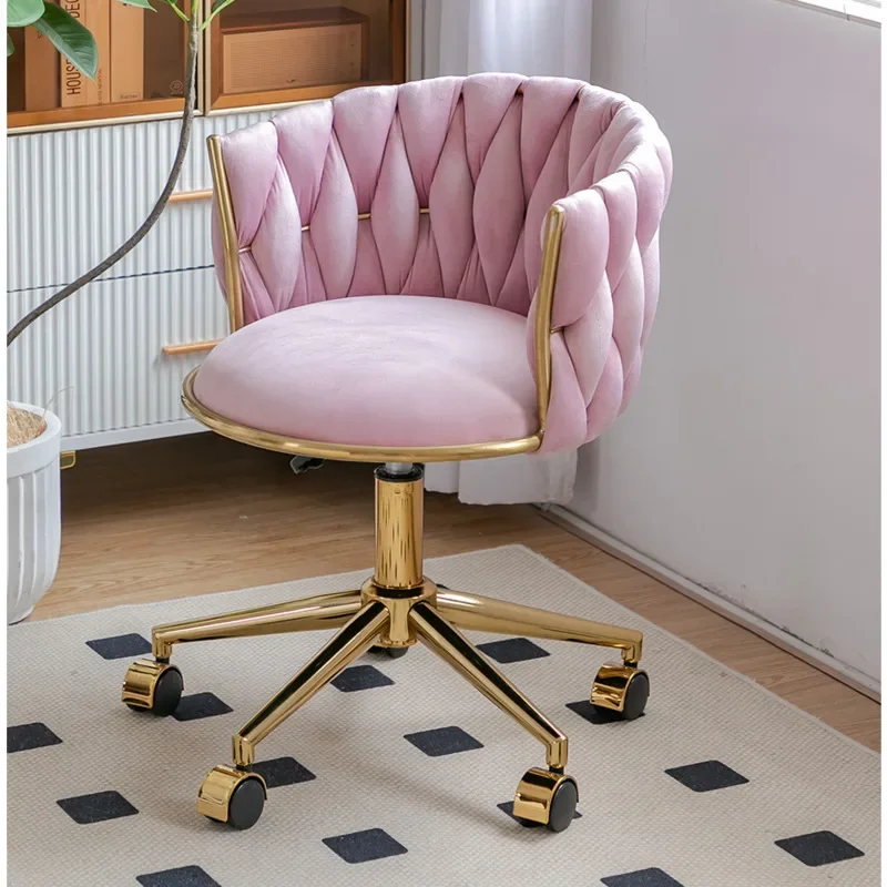 Ergonomic Velvet Upholstered M - Beauty Makeup Chair recension och pris