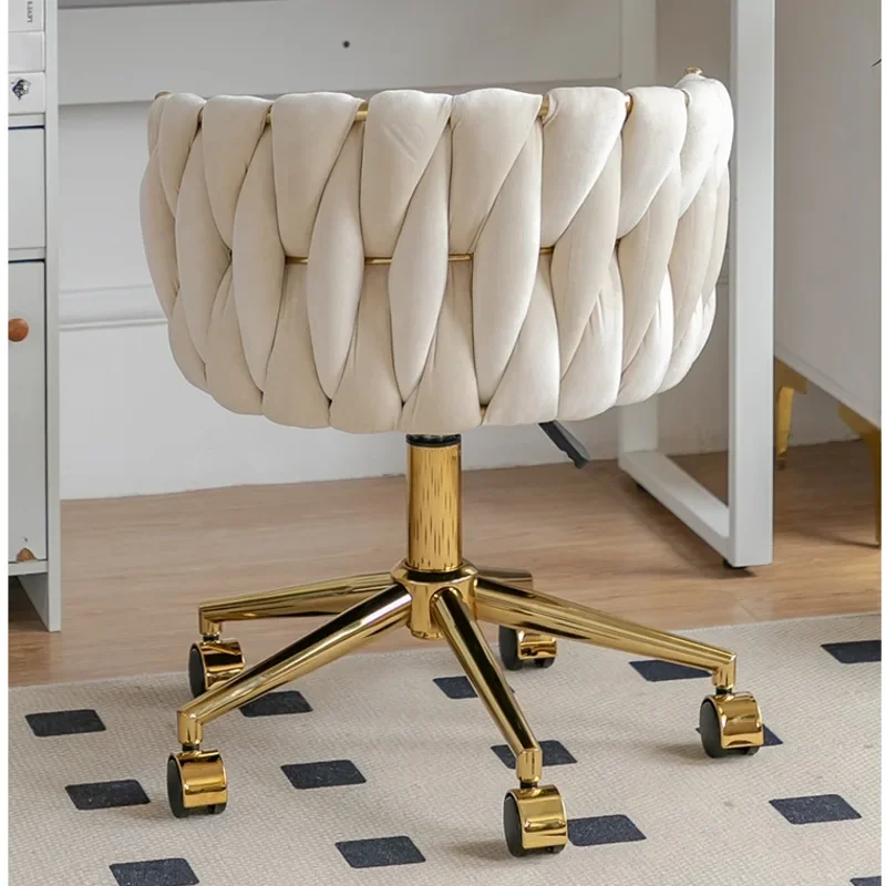 Ergonomic Velvet Upholstered M - Beauty Makeup Chair recension och pris