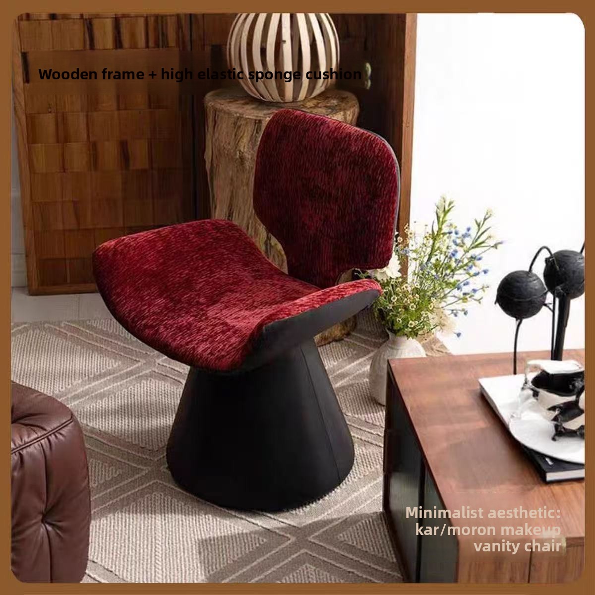 Luxury Vanity Stool Rotatable  - Beauty Makeup Chair recension och pris
