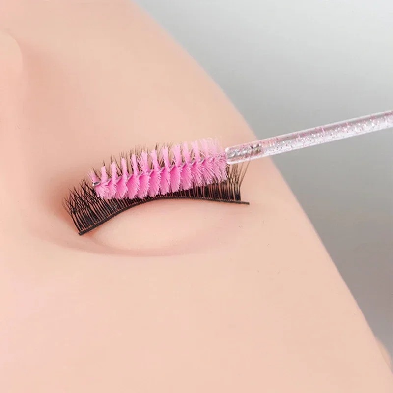 100pcs Disposable Eyelash Brus - Makeup Brush Set recension och pris