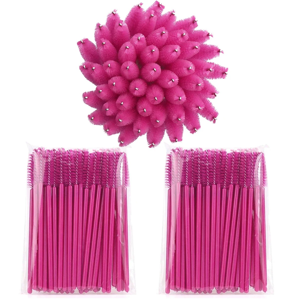 100pcs Disposable Eyelash Brus - Makeup Brush Set recension och pris