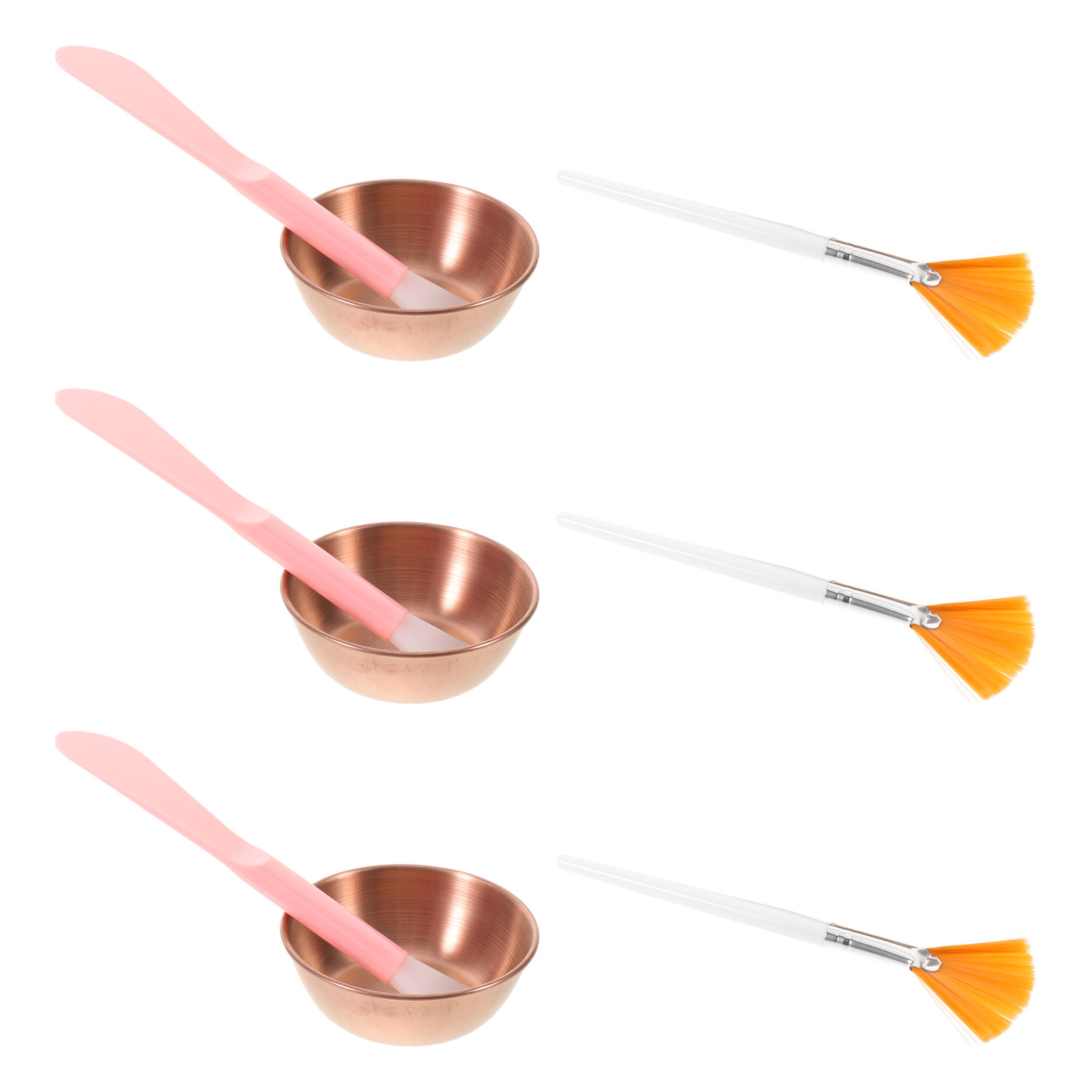 Face Mask Care Set Gold Facial - Makeup Brush Set recension och pris